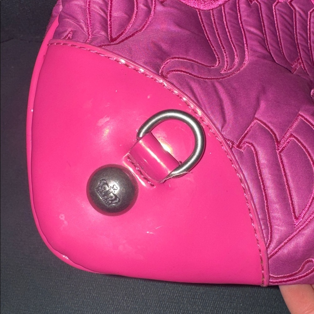 Y2K Rare Juicy Couture Laptop Bag in Pink - Picture 9 of 13